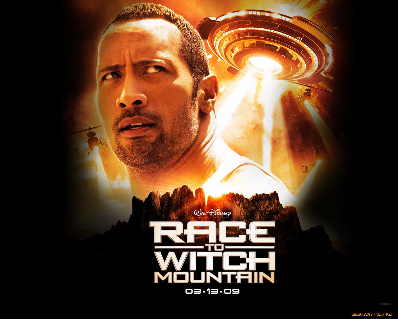 race, to, witch, mountain, , 